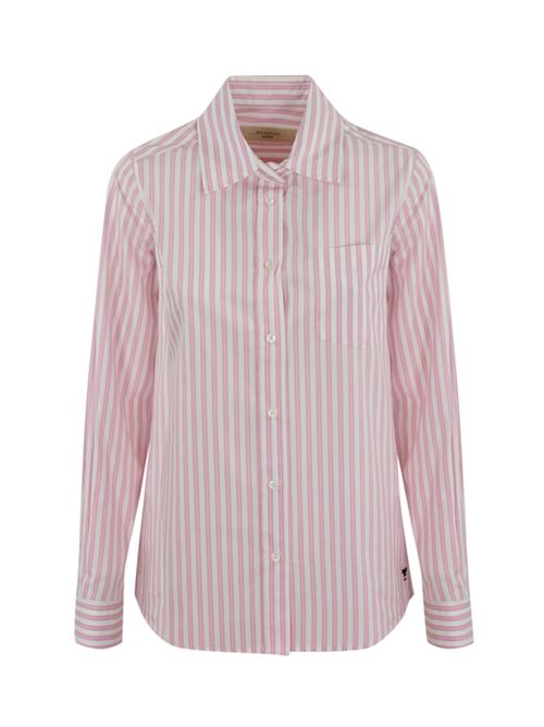 Camicia Bahamas in popeline a righe Bianco/rosa WEEKEND MAX MARA | 2515111081600051